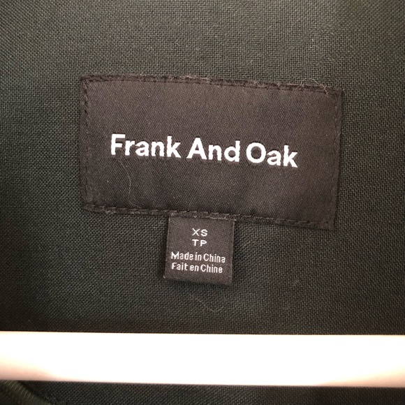 Frank and Oak blazer in dark green size xs - Picture 3 of 7